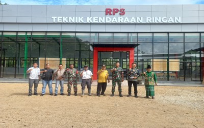 Kodam V Brawijaya Apresiasi Pembangunan RPS TKR SMKN Ngadirojo dari Dana Revitalisasi