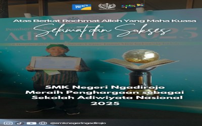 SMKN Ngadirojo Raih Penghargaan Adiwiyata Nasional Tahun 2025