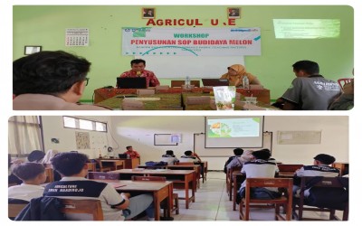 Guru Tamu Budidaya Melon dan Penyelarasan Kurikulum Penyusunan SOP Budidaya Melon Esklusif